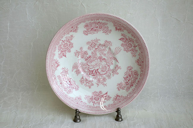 イギリス製 Burleigh バーレイ社 Pink Asiatic Pheasants ピンクアジアティックフェザンツ ブレックファーストカップ&ソーサー カップ&ソーサー スープカップ 洋食器 英国食器 ※ギフトボックス別売り