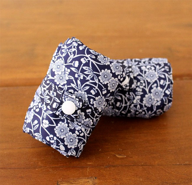 Burleigh バーレイ社 Blue Calico ブルーキャリコ エコバック 買い物バッグ 買い物袋 マイバッグ 生活雑貨 おしゃれ