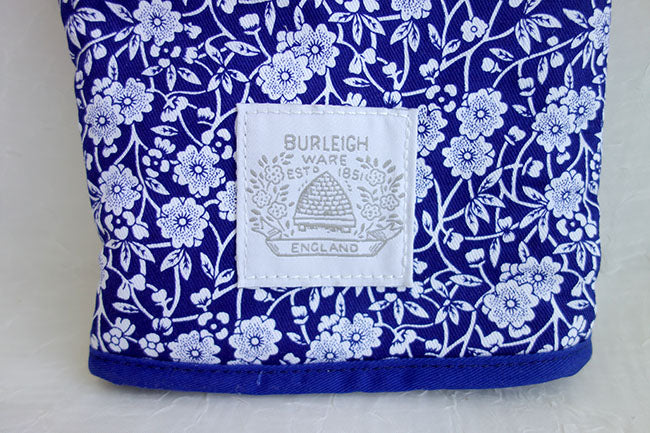 Burleigh バーレイ社 Blue Calico ブルーキャリコ オーブングローブ 鍋つかみ ミトン キッチン用品 花柄