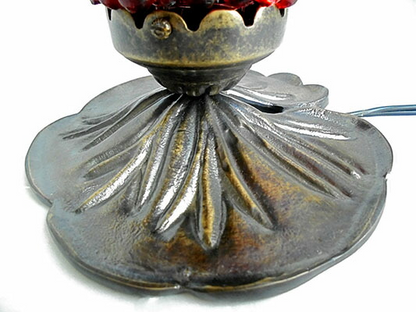 Creation TIEF社　ティエフ　フランス製　テーブルランプ ガラス　グレープ　アールヌーボー