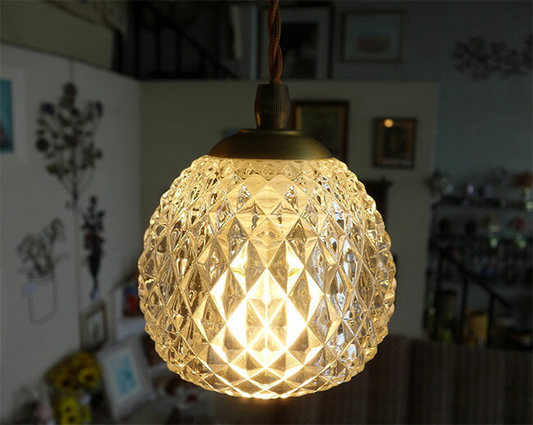 ペンダントライト　ハンギングランプ 　 ペンダントランプ　アンティーク調ガラスシェード