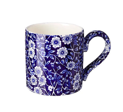 イギリス製　Burleigh バーレイ社　Blue Calico　 ブルーキャリコ　マグカップ　 マグ　洋食器　英国食器　テーブルウエア　 ※ギフトボックス別売り