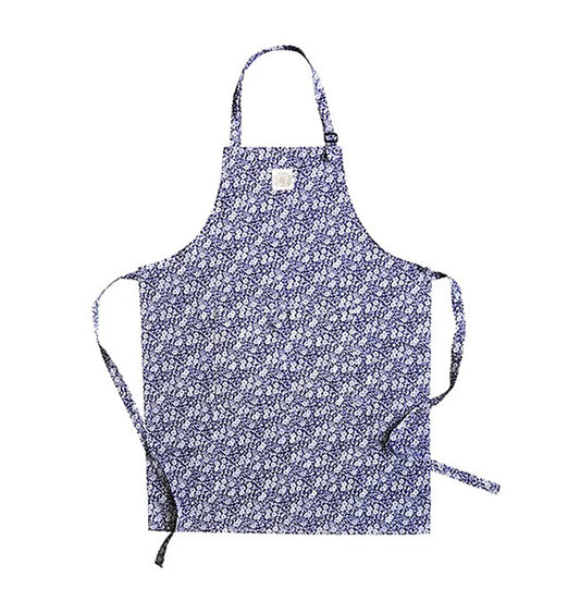 Burleigh バーレイ社　Blue Calico ブルーキャリコ　エプロン（アジャスター付き） キッチン用品　キッチンファブリック　花柄　おしゃれ
