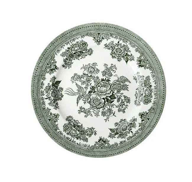 イギリス製　Burleigh バーレイ社　Green Asiatic Pheasants　 グリーンアジアティックフェザンツ　プレート 17.5cm 皿　お皿　洋食器　英国食器　テーブルウエア　花柄　 ※ギフトボックス別売り