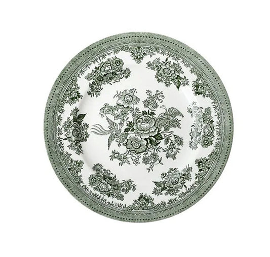イギリス製　Burleigh バーレイ社　Green Asiatic Pheasants　 グリーンアジアティックフェザンツ　プレート 17.5cm 皿　お皿　洋食器　英国食器　テーブルウエア　花柄　 ※ギフトボックス別売り