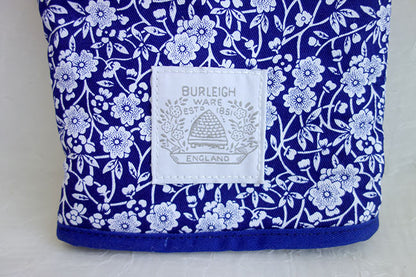 Burleigh バーレイ社 Blue Calico　 ブルーキャリコ　オーブングローブ　 鍋つかみ　ミトン　キッチン用品　花柄