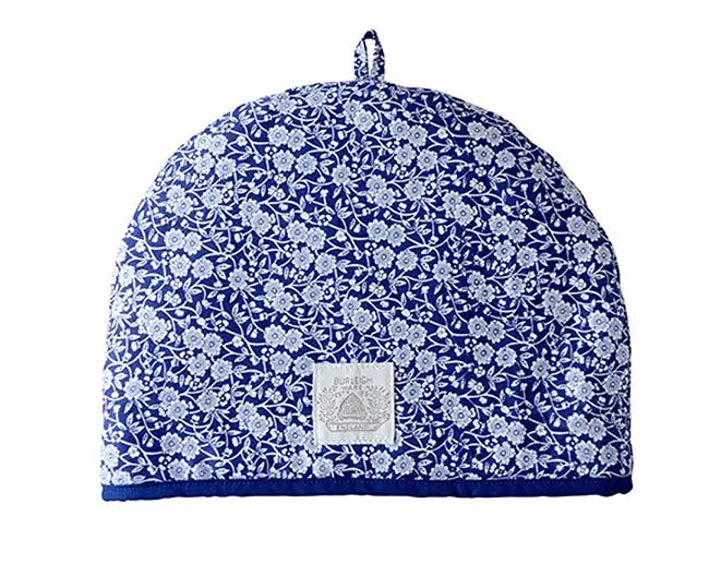 Burleigh バーレイ社　Blue Calico　 ブルーキャリコ　ラージティーコージー　ティーポットカバー　 保温　キッチンファブリック　テーブルアクセサリー　花柄　