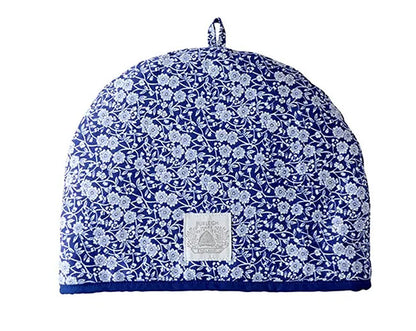 Burleigh バーレイ社　Blue Calico　 ブルーキャリコ　ラージティーコージー　ティーポットカバー　 保温　キッチンファブリック　テーブルアクセサリー　花柄　