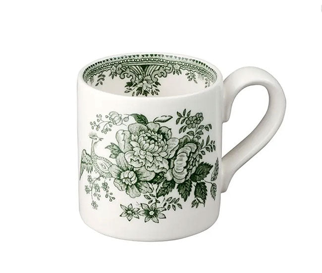 イギリス製 Burleigh バーレイ社 Green Asiatic Pheasants グリーンアジアティックフェザンツ　マグカップ マグ 洋食器 英国食器 テーブルウエア 花柄 おしゃれ ※ギフトボックス別売り