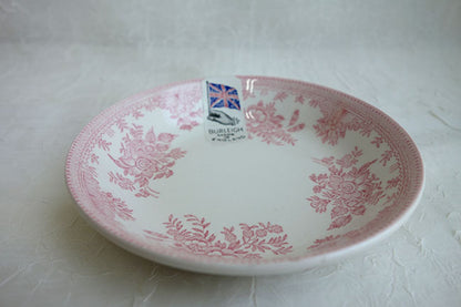 イギリス製　Burleigh バーレイ社 ピンクアジアティックフェザンツ　フルーツプレート プレート　皿　お皿　小皿　洋食器