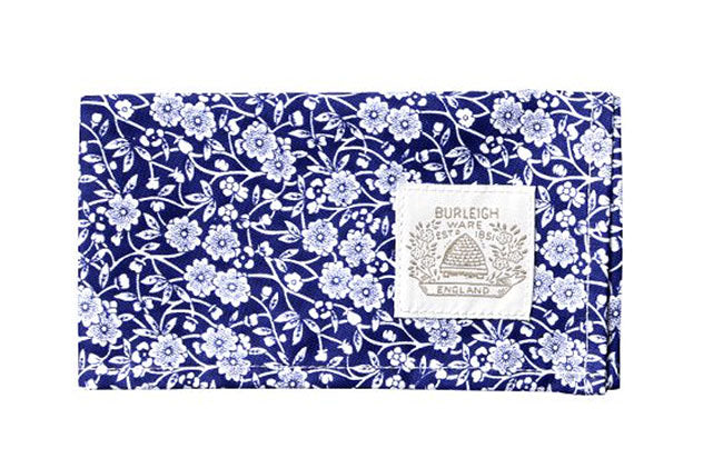 Burleigh バーレイ社　Blue Calico ブルーキャリコ　ティーナプキン　40×40cm ティータオル　キッチンファブリック　生活雑貨　英国雑貨　花柄