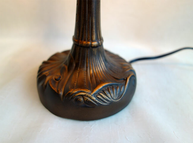 ステンドグラスランプ「クレマティス」 テーブルランプ　フラワー　 ステンドガラス