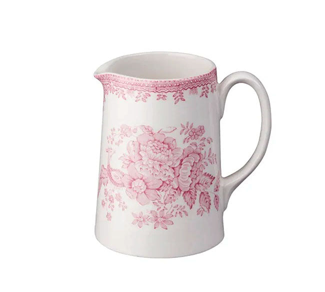 イギリス製　Burleigh バーレイ社　Pink Asiatic Pheasants ピンクアジアティックフェザンツ タンカードジャグ Mサイズ（300ml） ジャグ ピッチャー 水差し ミルク入れ ミルクポット 洋食器 英国食器 おしゃれ