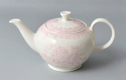 イギリス製　Burleigh バーレイ社　Pink Asiatic Pheasants　 ピンクアジアティックフェザンツ　ティーポット　Sサイズ（2～3人分） ポット　急須　洋食器　キッチン用品　英国食器　テーブルウエア　花柄