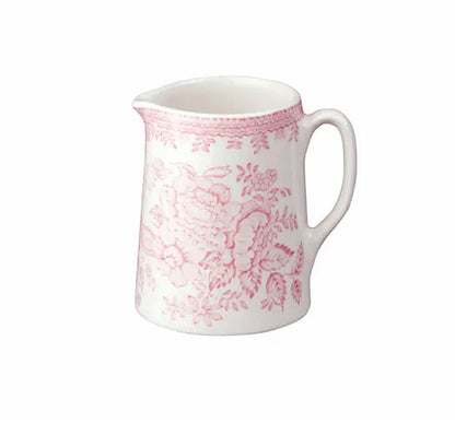 イギリス製　Burleigh バーレイ社　Pink Asiatic Pheasants ピンクアジアティックフェザンツ タンカードジャグ Sサイズ（190ml） ジャグ ミルク入れ ミルクポット 洋食器 英国食器 おしゃれ