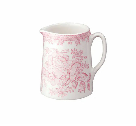 イギリス製　Burleigh バーレイ社　Pink Asiatic Pheasants ピンクアジアティックフェザンツ タンカードジャグ Sサイズ（190ml） ジャグ ミルク入れ ミルクポット 洋食器 英国食器 おしゃれ
