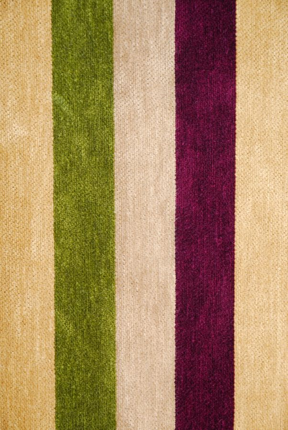 オーダーカーテン(ドレープ) スペイン製 遮光1級  ストライプ柄「ウォーカー」　生地極厚　 共布タッセル付き　インポートカーテン